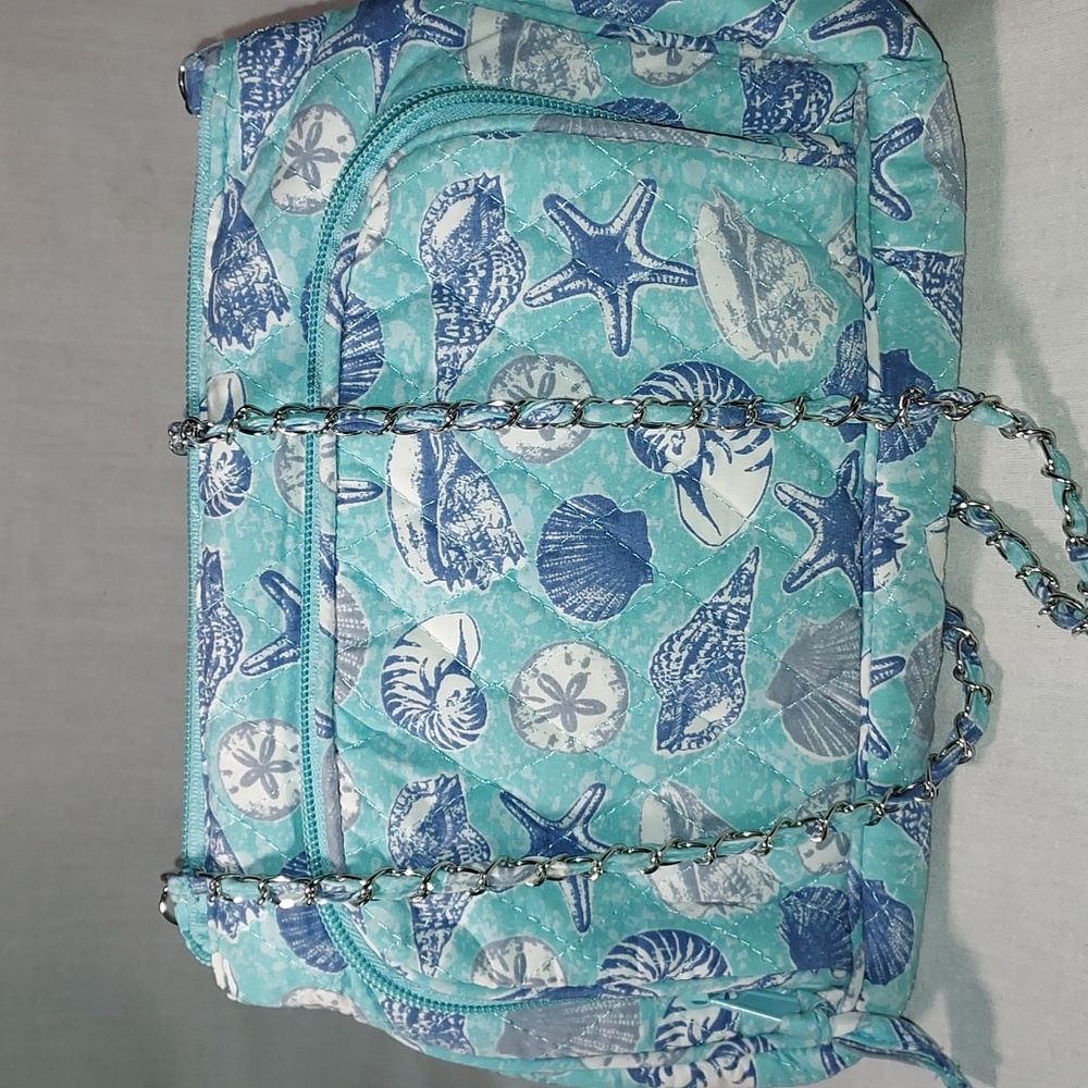 Women's Sea Shell Bag Multiple Compartments Long Chain